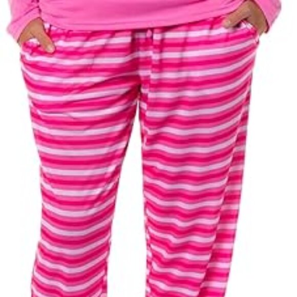 Barbie Women's 2-Piece Long Sleeve Sleepwear Jogger Pajama Set XXL - Picture 2 of 12